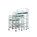 Aluminium rolsteiger met maximale stahoogte 11,45 meter